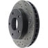 Centric 127.67029L Disc Brake Rotor Slotted Drilled Rotor