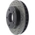 Centric 127.67029CR Disc Brake Rotor Sportstop Cryo Drilled & Slotted Rotor, Right