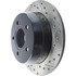 Centric 127.67043L Disc Brake Rotor Slotted Drilled Rotor