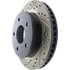 Centric 127.67048R Disc Brake Rotor Slotted Drilled Rotor