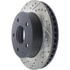 Centric 127.67050CR Disc Brake Rotor Sportstop Cryo Drilled & Slotted Rotor, Right