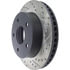 127.67050CL by CENTRIC - Sportstop Cryo Drilled & Slotted Rotor, Left