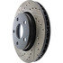 127.67068R by CENTRIC - Slotted Drilled Rotor
