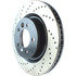 128.22009R by CENTRIC - Cross Drilled Rotor