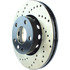 128.33040R by CENTRIC - Cross Drilled Rotor