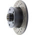 Centric 128.33048R Disc Brake Rotor and Hub Assembly Cross Drilled Rotor