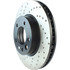 128.33079R by CENTRIC - Cross Drilled Rotor