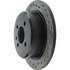 Centric 128.34019L Disc Brake Rotor Cross Drilled Rotor