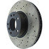 Centric 128.34031R Disc Brake Rotor Cross Drilled Rotor
