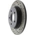 Centric 128.61099CL Disc Brake Rotor Sportstop Cryo Sport Drilled Rotor, Left