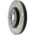 Centric 128.61102L Disc Brake Rotor Cross Drilled Rotor