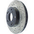 127.40056R by CENTRIC - Slotted Drilled Rotor