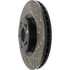 Centric 127.40057CL Disc Brake Rotor Sportstop Cryo Drilled & Slotted Rotor, Left