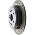 Centric 127.40063CL Disc Brake Rotor Sportstop Cryo Drilled & Slotted Rotor, Left