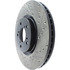 Centric 127.40071L Disc Brake Rotor Slotted Drilled Rotor
