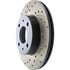Centric 127.42061R Disc Brake Rotor Slotted Drilled Rotor