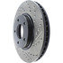 Centric 127.42071L Disc Brake Rotor Slotted Drilled Rotor
