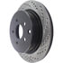 Centric 127.42078CL Disc Brake Rotor Sportstop Cryo Drilled & Slotted Rotor, Left