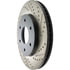 Centric 127.42084L Disc Brake Rotor Slotted Drilled Rotor