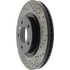 Centric 127.42096CL Disc Brake Rotor Sportstop Cryo Drilled & Slotted Rotor, Left