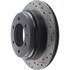 127.43015L by CENTRIC - Sport Drilled & Slotted Rotor, Left