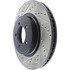 127.65093R by CENTRIC - Slotted Drilled Rotor