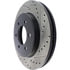 Centric 127.65100CL Disc Brake Rotor Sportstop Cryo Drilled & Slotted Rotor, Left