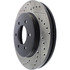 127.65100R by CENTRIC - Slotted Drilled Rotor