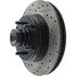 127.66016R by CENTRIC - Slotted Drilled Rotor