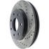 Centric 127.65101L Disc Brake Rotor Slotted Drilled Rotor