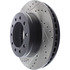 127.65111R by CENTRIC - Slotted Drilled Rotor