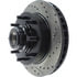 Centric 127.66027L Disc Brake Rotor and Hub Assembly Slotted Drilled Rotor