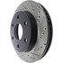 127.66040L by CENTRIC - Slotted Drilled Rotor