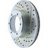 227.44044L by CENTRIC - Select Sport Drilled & Slotted Rotor, Left