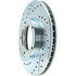 227.44108R by CENTRIC - Select Sport Drilled & Slotted Rotor, Right