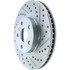 227.44114L by CENTRIC - Select Sport Drilled & Slotted Rotor, Left