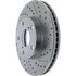 227.44121L by CENTRIC - Select Sport Drilled & Slotted Rotor, Left