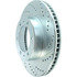 227.44129L by CENTRIC - Select Sport Drilled & Slotted Rotor, Left