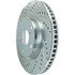 227.44146R by CENTRIC - Select Sport Drilled & Slotted Rotor, Right