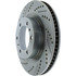 227.44174R by CENTRIC - Select Sport Drilled & Slotted Rotor, Right