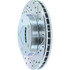 227.45048L by CENTRIC - Select Sport Drilled & Slotted Rotor, Left