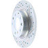 227.45064L by CENTRIC - Select Sport Drilled & Slotted Rotor, Left