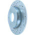 227.45067R by CENTRIC - Select Sport Drilled & Slotted Rotor, Right