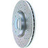 227.45078R by CENTRIC - Select Sport Drilled & Slotted Rotor, Right