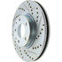 227.45084L by CENTRIC - Select Sport Drilled & Slotted Rotor, Left