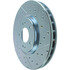 Centric 227.46064L Disc Brake Rotor Select Sport Drilled & Slotted Rotor, Left