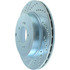 227.46075R by CENTRIC - Select Sport Drilled & Slotted Rotor, Right