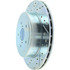 227.47023R by CENTRIC - Select Sport Drilled & Slotted Rotor, Right