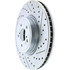 227.47024L by CENTRIC - Select Sport Drilled & Slotted Rotor, Left