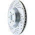 227.47024R by CENTRIC - Select Sport Drilled & Slotted Rotor, Right